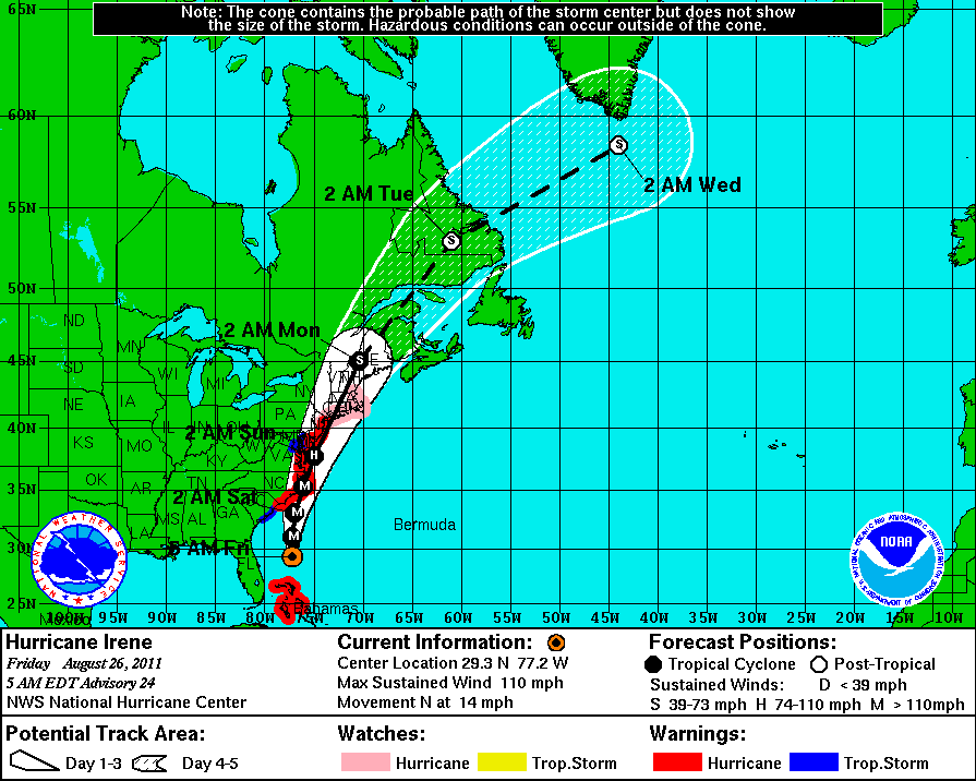 Hurricane Irene NYC 2011