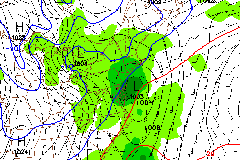 GFS Forecast Model Output