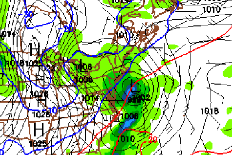 NAM forecast Model Output