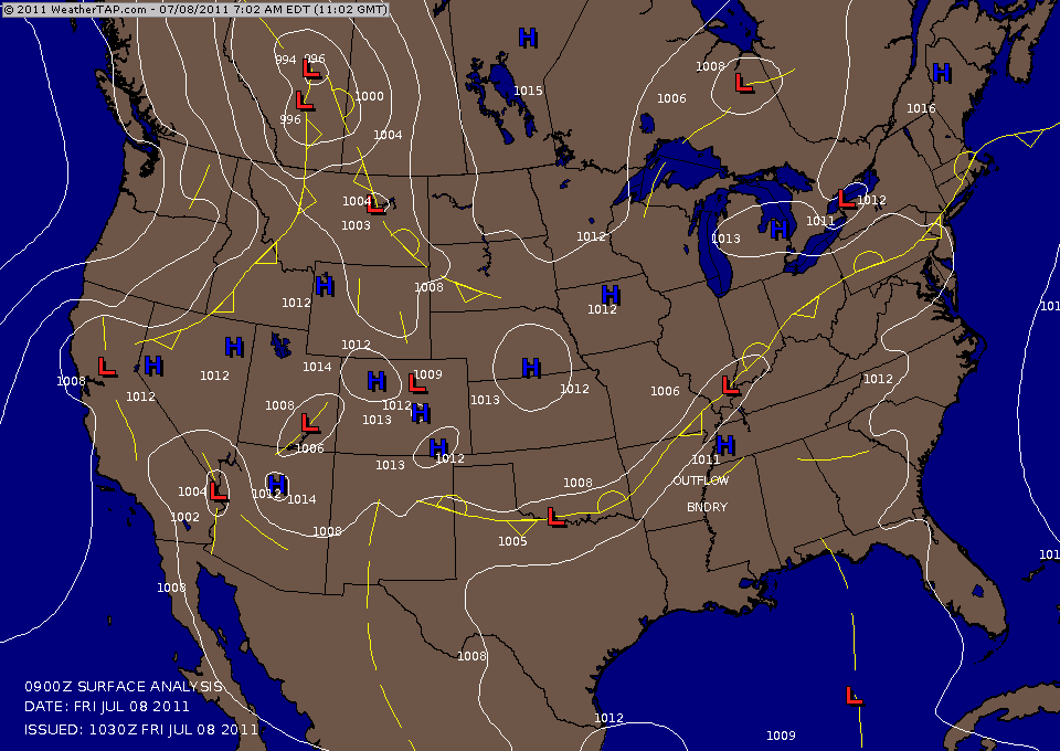 Surface Weather Map