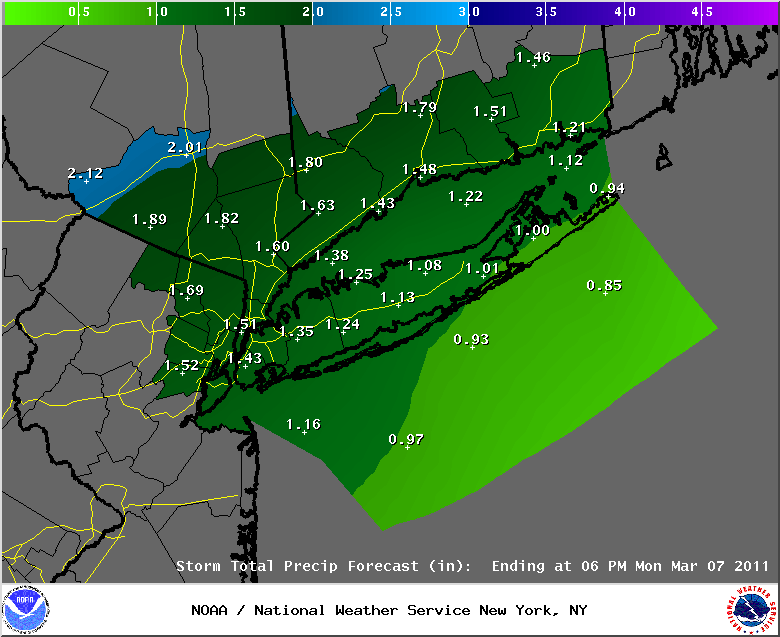 rain totals forecast