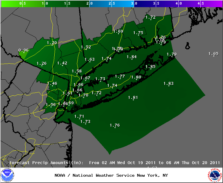 NYC Storm Totals