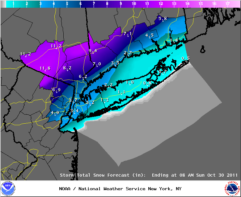 snow fall totals